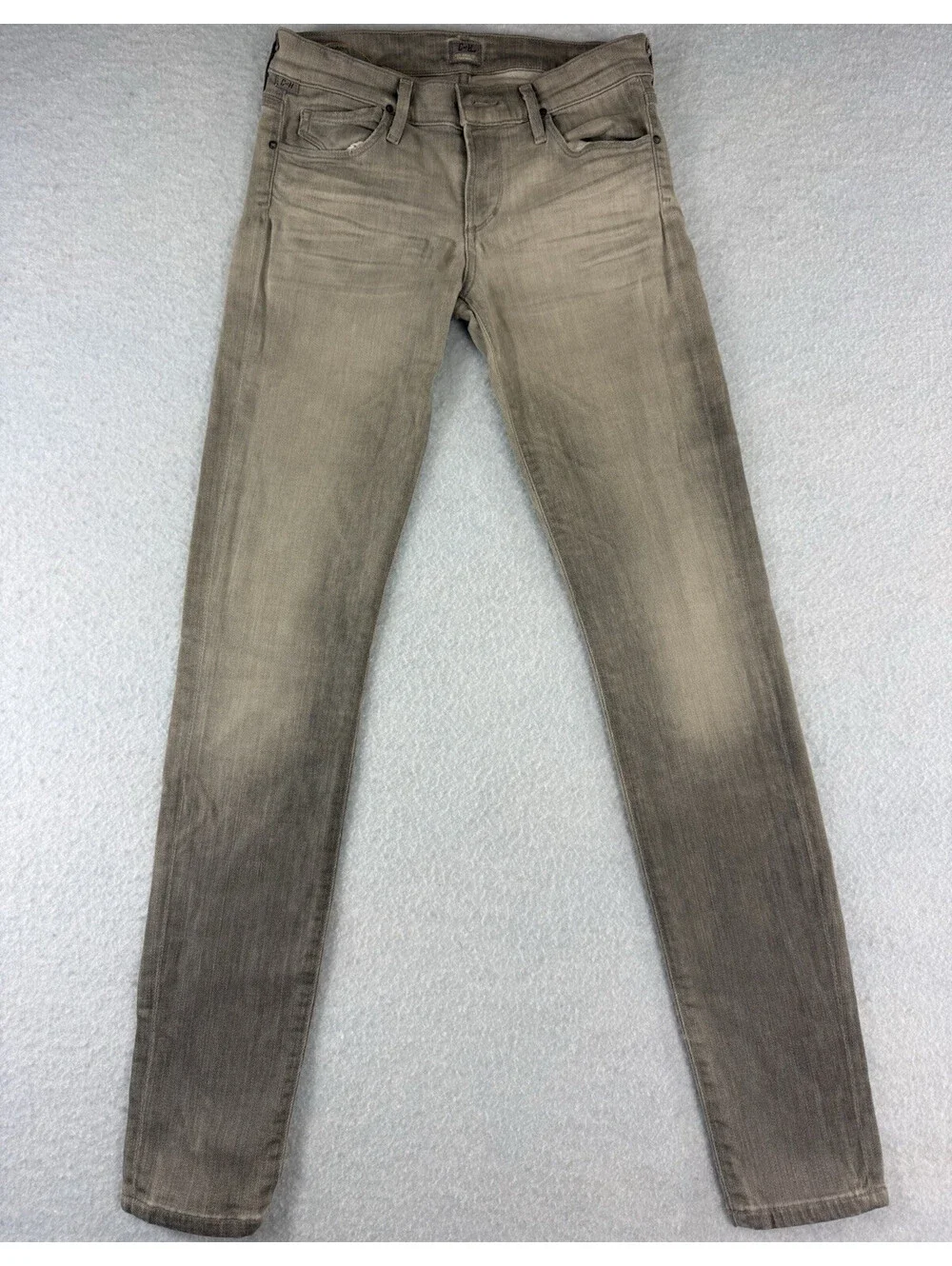 Citizens of Humanity Gray Low-Rise Skinny Stretch Jeans, 5-Pocket